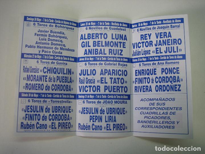 Carteles toros: 1. Programa plaza de toros de Cordoba - Foto 2