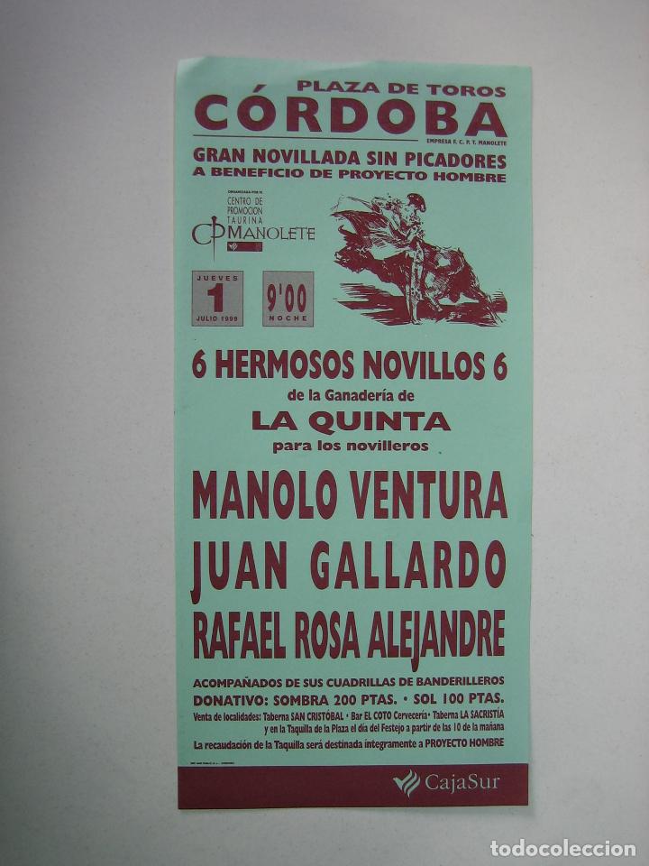 Carteles toros: 1. Programa plaza de toros de Cordoba - Foto 1