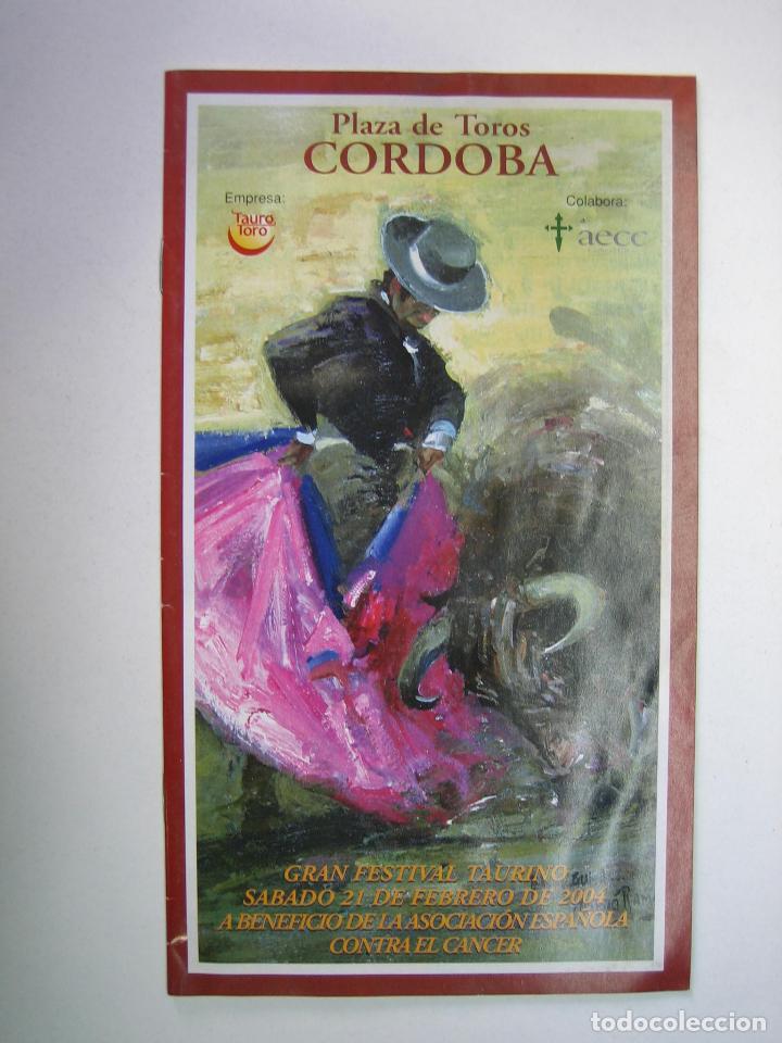 Carteles toros: 1. Programa plaza de toros de Cordoba - Foto 1