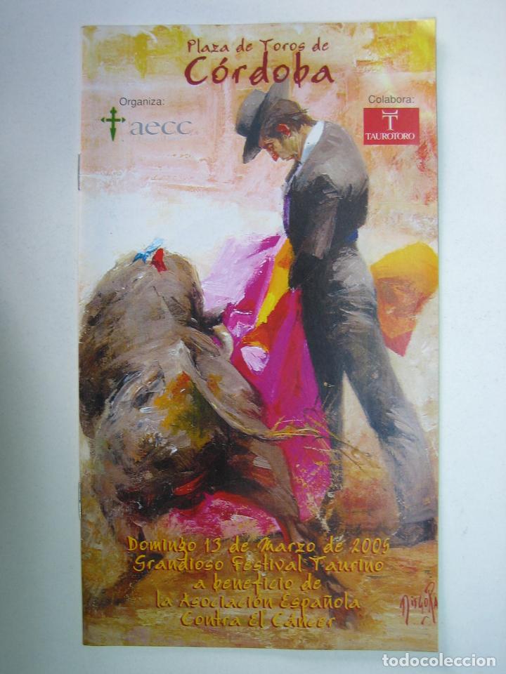Carteles toros: 1. Programa plaza de toros de Cordoba - Foto 1