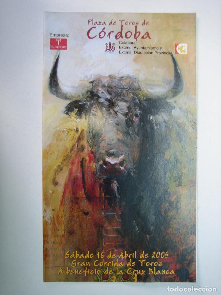 Carteles toros: 1. Programa plaza de toros de Cordoba - Foto 1