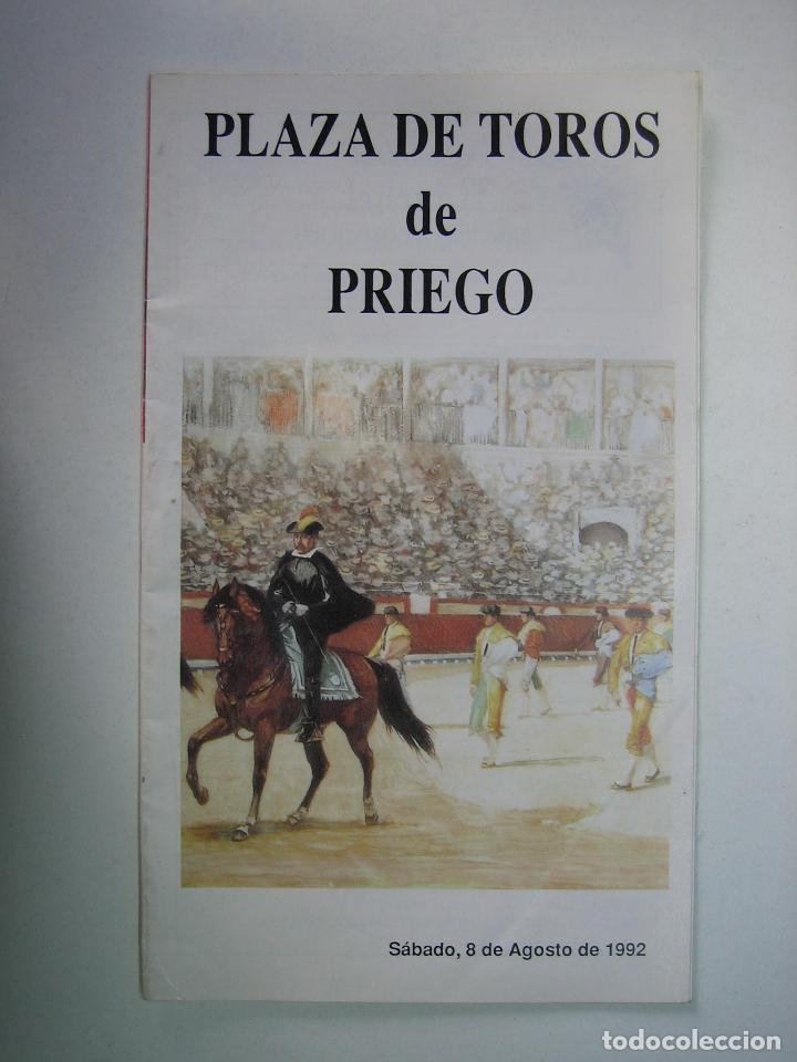 Carteles toros: 1. Programa plaza de toros de Priego de Cordoba - Foto 1