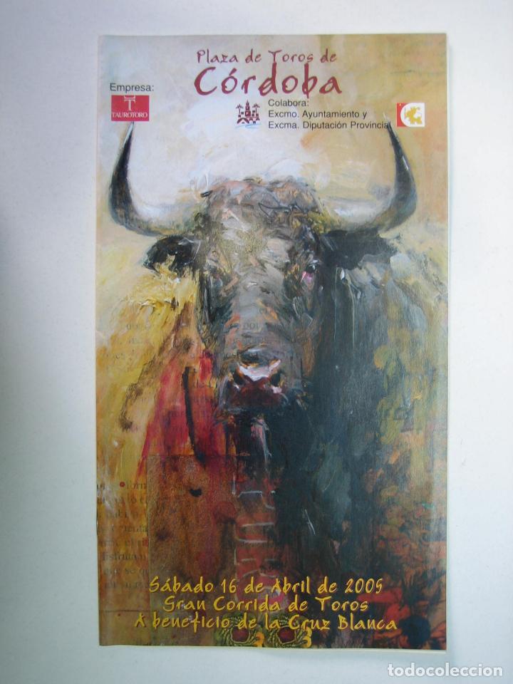 Carteles toros: 1. Programa plaza de toros de Cordoba - Foto 1