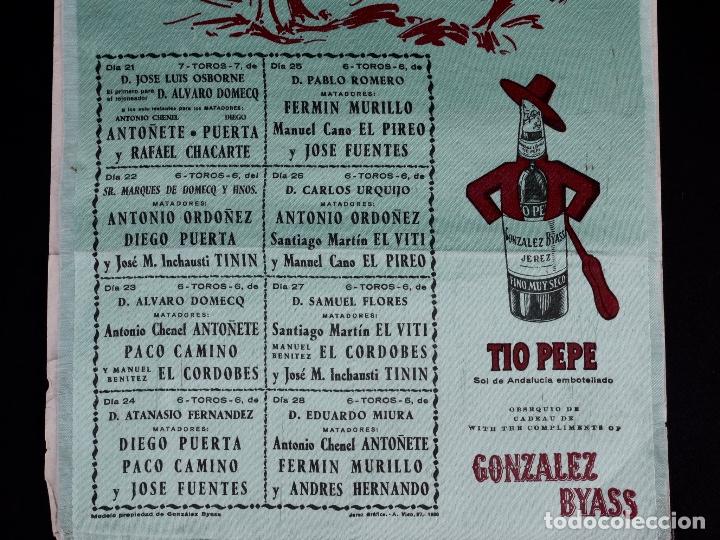 Carteles toros: TOROS EN BILBAO FERIA DE AGOSTO 1966 - Foto 3