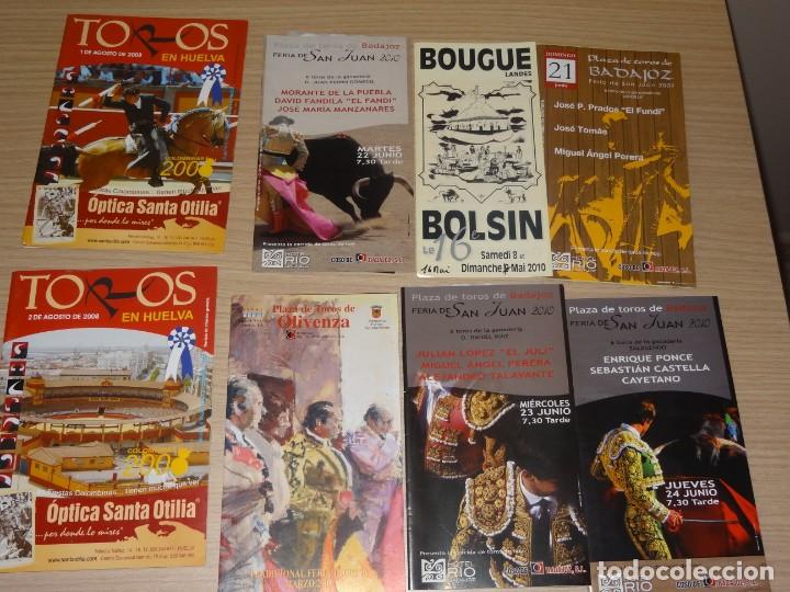 Carteles toros: lote programas de toros - Foto 1