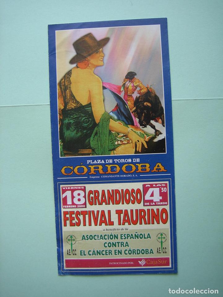 Carteles toros: Programa de mano plaza de toros de Cordoba - Foto 1