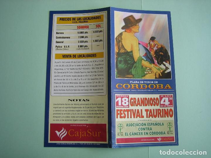Carteles toros: Programa de mano plaza de toros de Cordoba - Foto 2