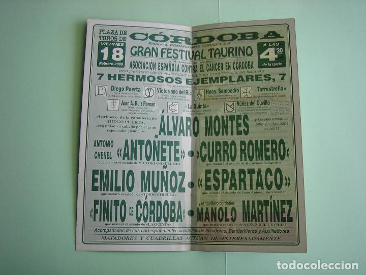 Carteles toros: Programa de mano plaza de toros de Cordoba - Foto 3