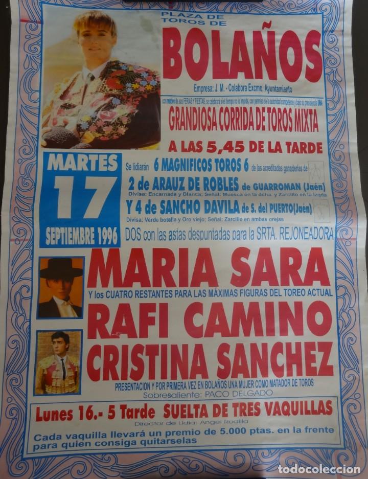 Carteles toros: cartel de toros Bola&ntilde;os - Foto 1