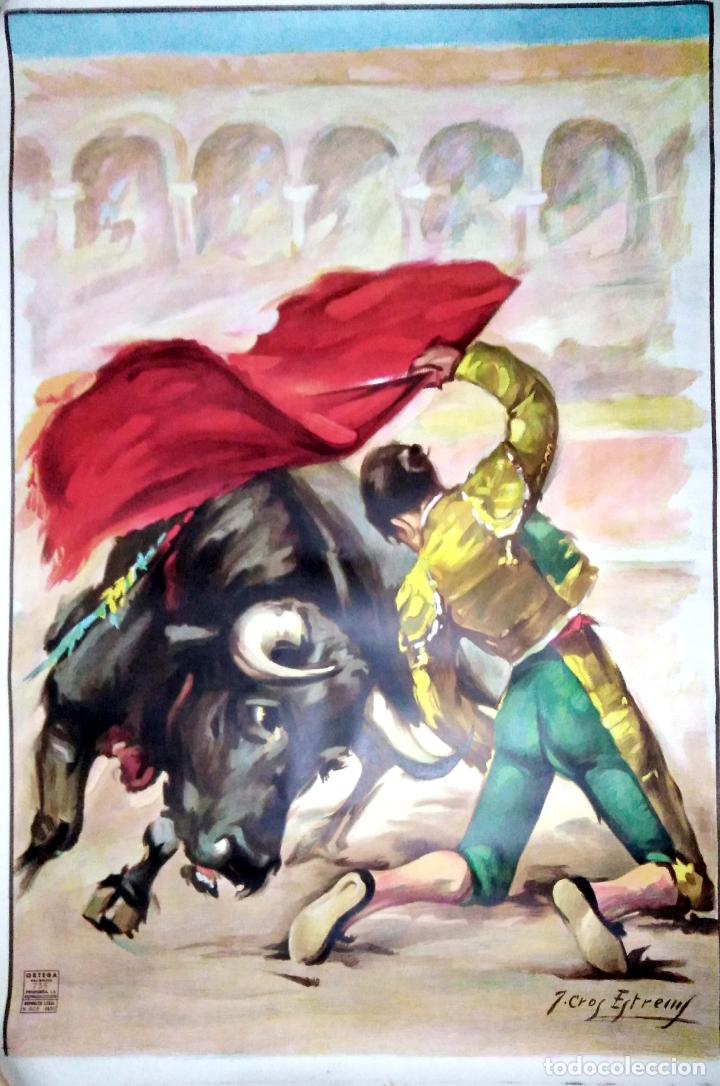 Carteles toros: CARTEL. ESCENAS TAURINAS. - Foto 1