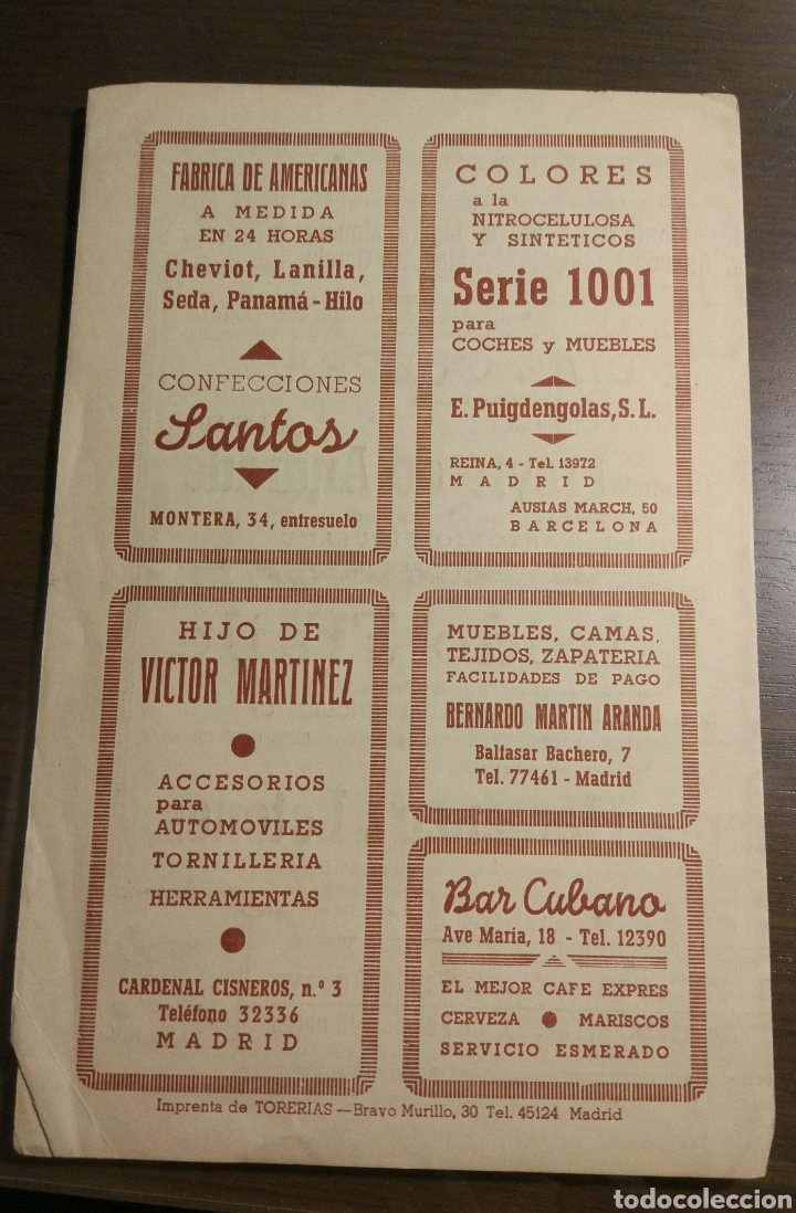 Carteles toros: Programa Taurino Corpus Christi, 31 mayo 1945 - Foto 3