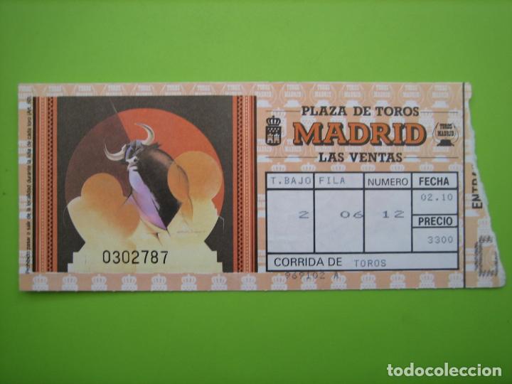 Carteles toros: Entrada plaza de toros de Madrid - Foto 1