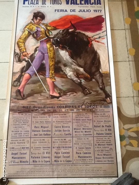 Carteles toros: Corridas Feria de Julio 1977 - Foto 3