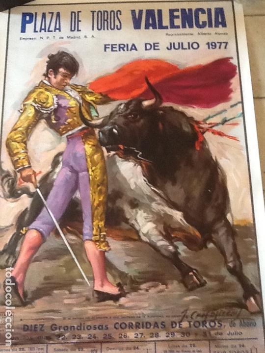 Carteles toros: Corridas Feria de Julio 1977 - Foto 4
