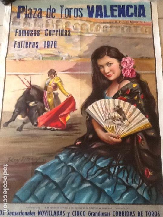 Carteles toros: Plaza de toros de Valencia. Fallas 1978 - Foto 3