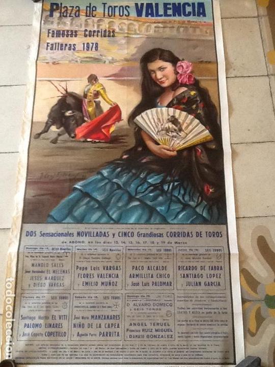 Carteles toros: Plaza de toros de Valencia. Fallas 1978 - Foto 1
