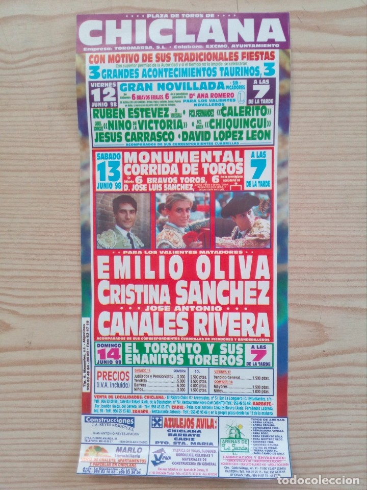 Carteles toros: Cartel De Toros - Lote 21 - Foto 1