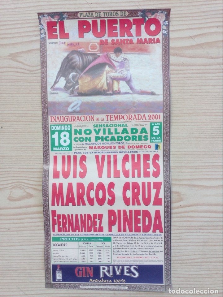 Carteles toros: Cartel De Toros - Lote 38 - Foto 1