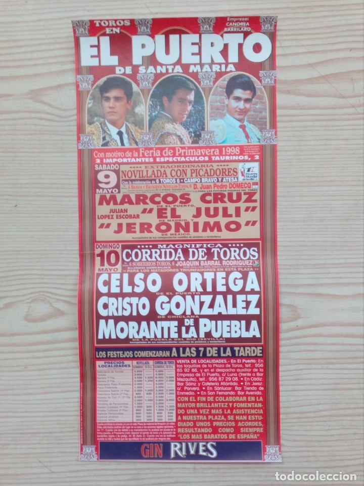 Carteles toros: Cartel De Toros - Lote 40 - Foto 1