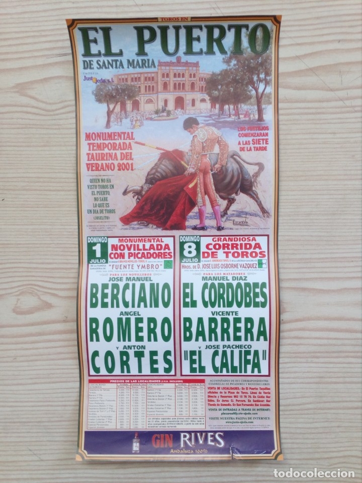 Carteles toros: Cartel De Toros - Lote 48 - Foto 1