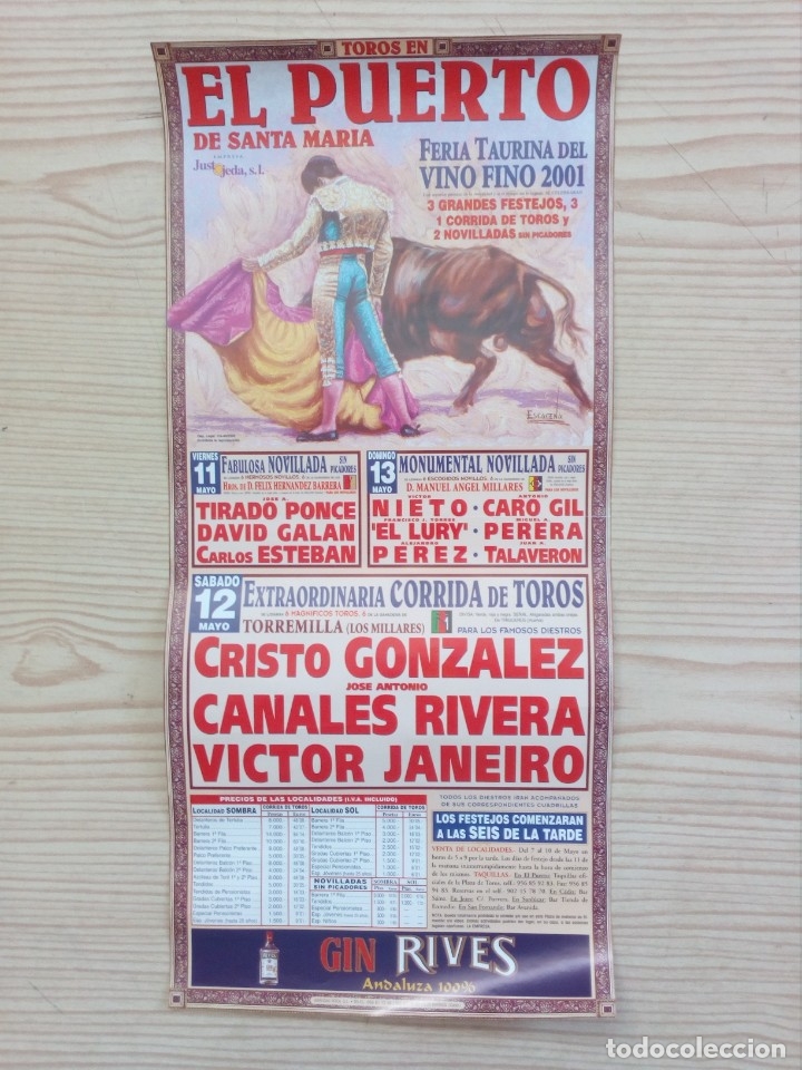 Carteles toros: Cartel De Toros - Lote 51 - Foto 1