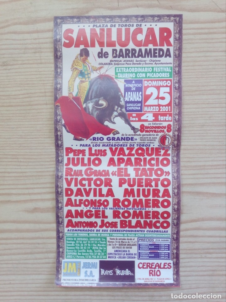Carteles toros: Cartel De Toros - Lote 73 - Foto 1
