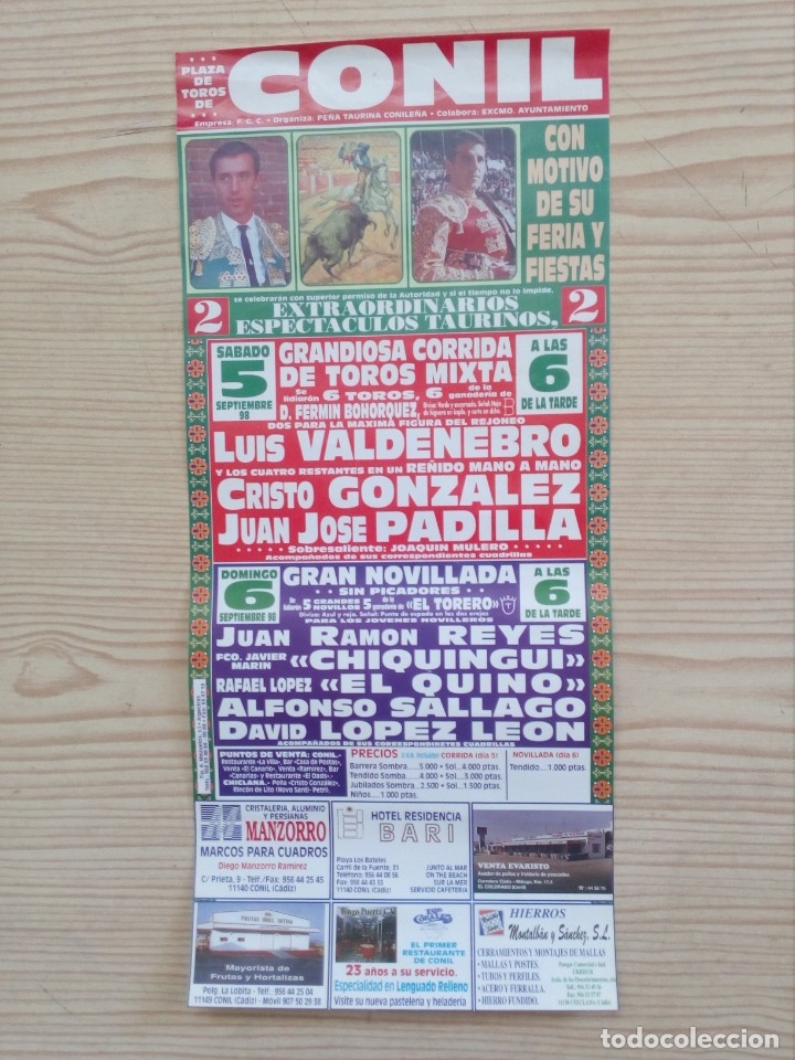 Carteles toros: Cartel De Toros - Lote 94 - Foto 1