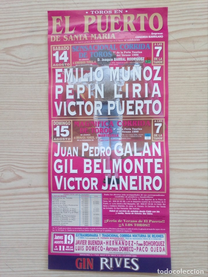 Carteles toros: Cartel De Toros - Lote 107 - Foto 1