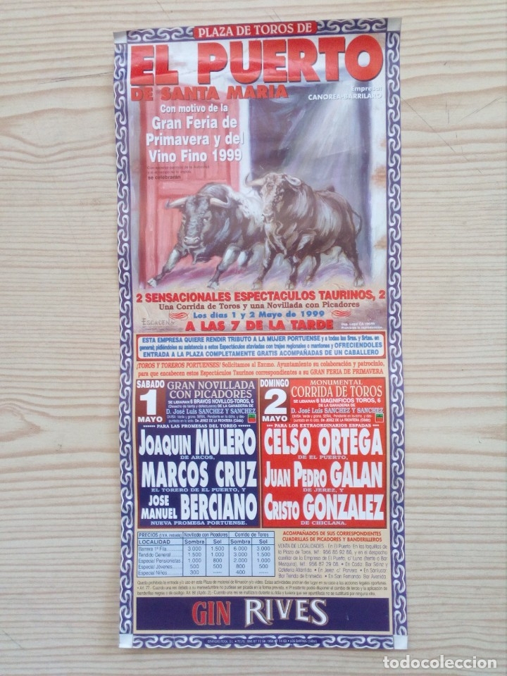 Carteles toros: Cartel De Toros - Lote 108 - Foto 1
