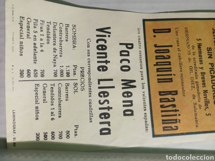 Carteles toros: Plaza de toros Vinaroz - Foto 3