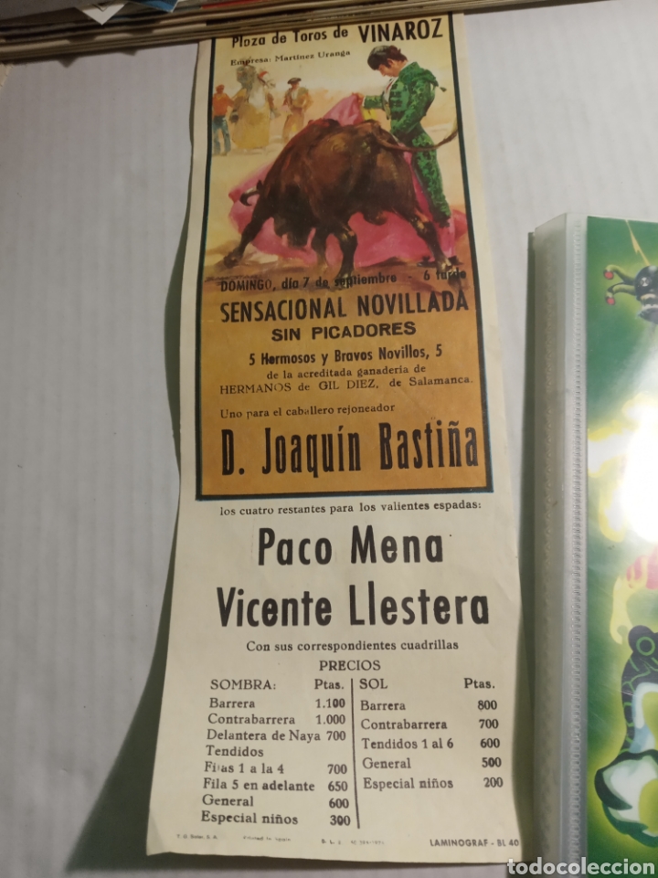 Carteles toros: Plaza de toros Vinaroz - Foto 1