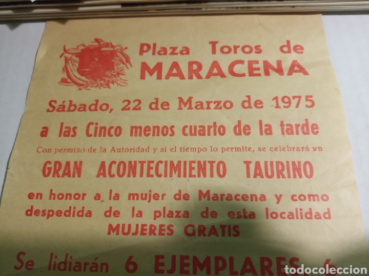 Carteles toros: Plaza de toros Macarena - Foto 2