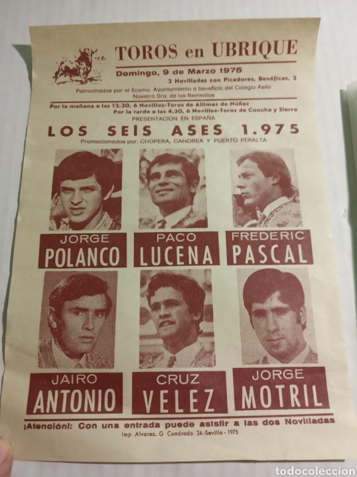 Carteles toros: Toros en Ubrique - Foto 1