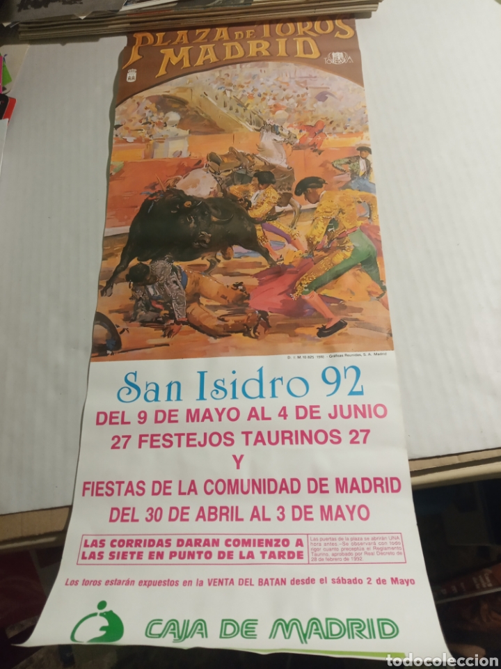 Carteles toros: San Isidro 92 - Foto 1