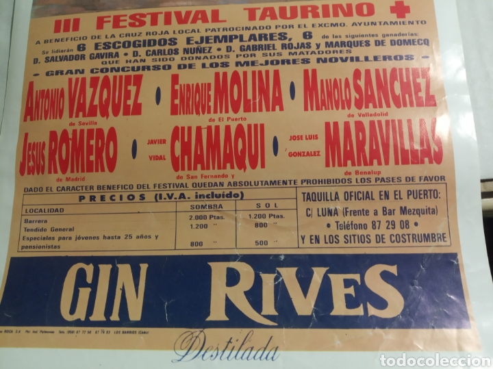 Carteles toros: Toros en el Puerto - Foto 3