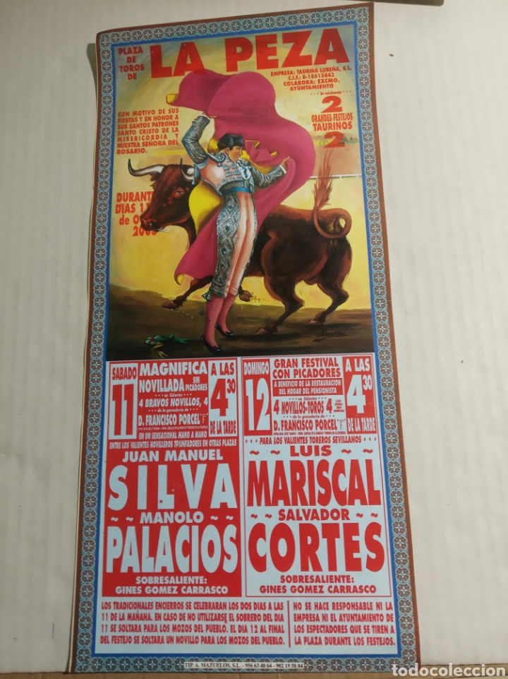 Carteles toros: Plaza de toros La Peza - Foto 1