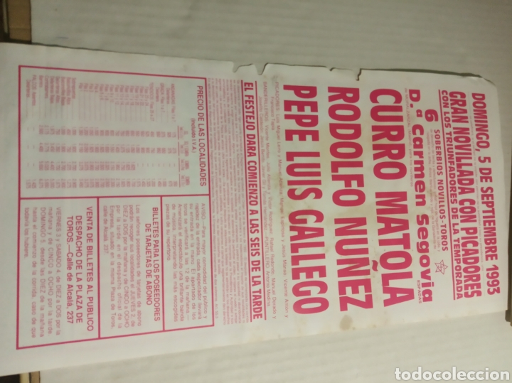 Carteles toros: Plaza de toros Madrid - Foto 4
