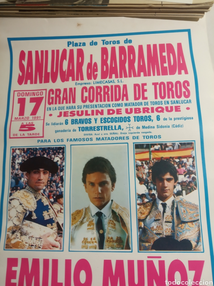 Carteles toros: Plaza de toros Sanl&uacute;car de Barrameda - Foto 2