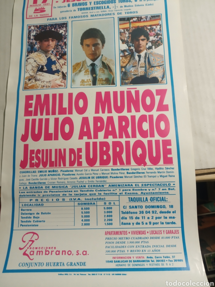 Carteles toros: Plaza de toros Sanl&uacute;car de Barrameda - Foto 3