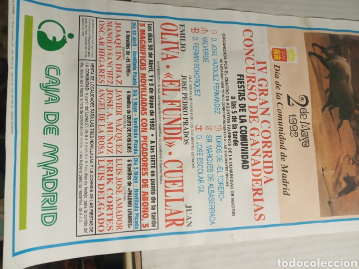Carteles toros: Plaza de toros Madrid - Foto 3