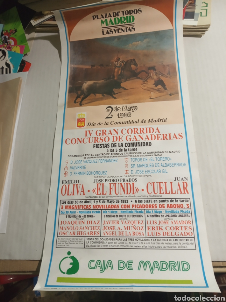 Carteles toros: Plaza de toros Madrid - Foto 1