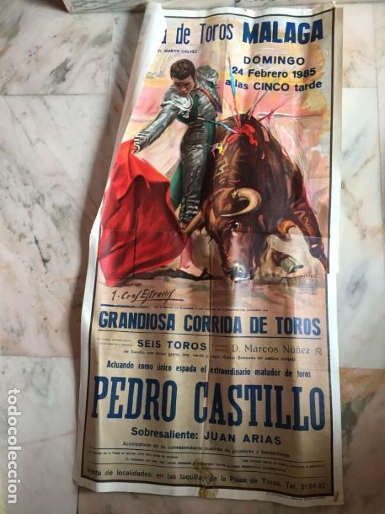 Carteles toros: Plaza de Toros de M&aacute;laga 1985 - Foto 1