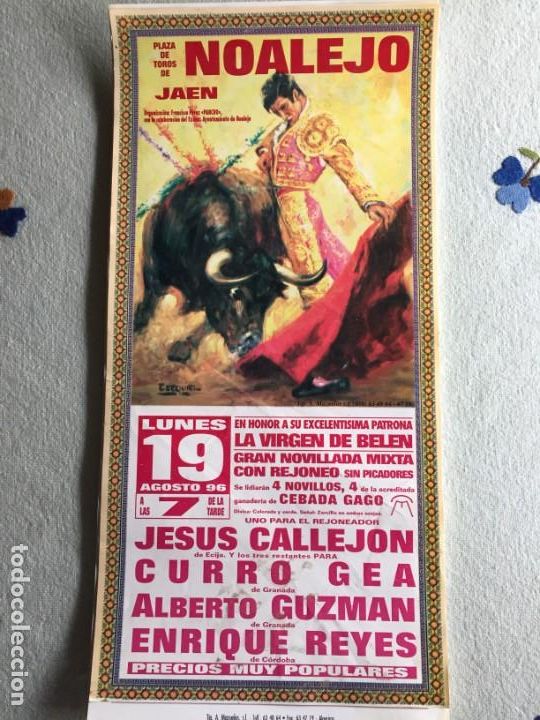 Carteles toros: Plaza de Toros de Noalejo 1996 - Foto 1