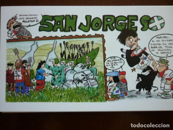 Carteles toros: Tarjetas de los San Fermines 1990 - Foto 9