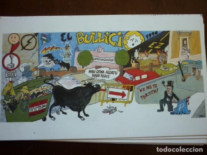 Carteles toros: Tarjetas de los San Fermines 1990 - Foto 13