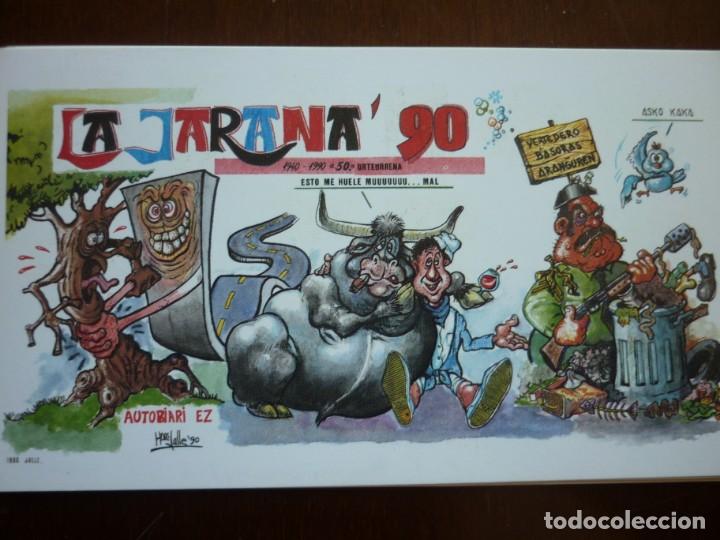 Carteles toros: Tarjetas de los San Fermines 1990 - Foto 15