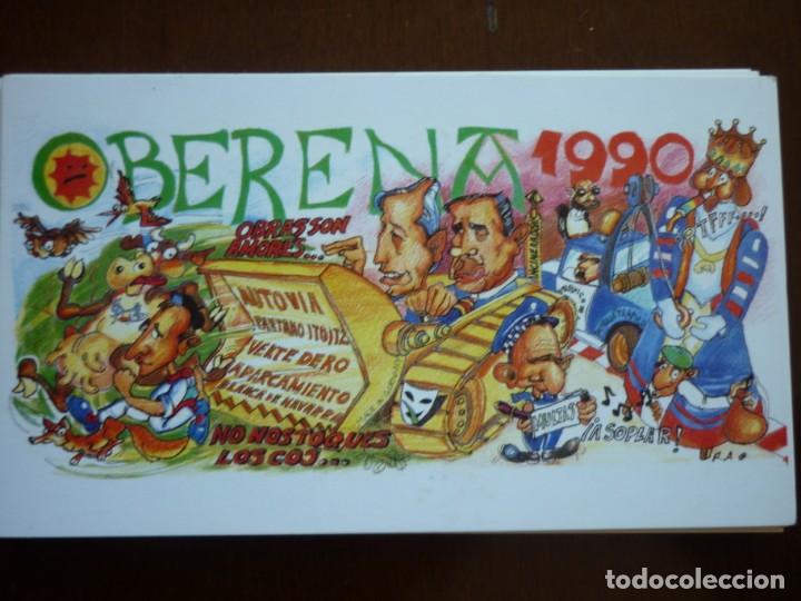 Carteles toros: Tarjetas de los San Fermines 1990 - Foto 17