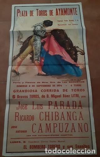 Carteles toros: CARTEL DE LA PLAZA DE TOROS DE AYAMONTE - Foto 1