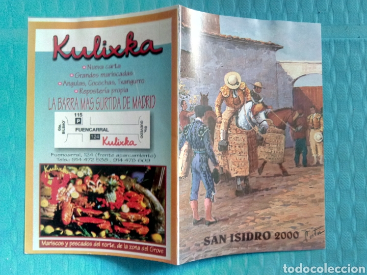 Carteles toros: SAN ISIDRO 2000 PROGRAMA DE MANO - Foto 3