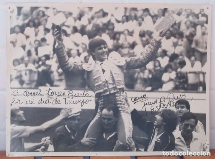 Carteles toros: FOTO ORIGINAL DEL TORERO ESPARTACO - Foto 1